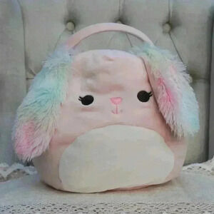 Squishmallows 10" Bop the Bunny Easter Basket Pail
